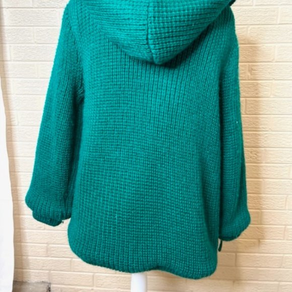 Green Knit Jacket with Fleece Lining - Picture 4 of 12